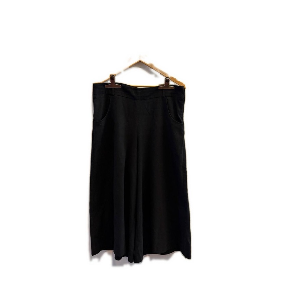 Wool Wide Flared Bootcut Pants - Picture 5 of 5